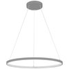 Access Lighting Anello, Dual Voltage LED Pendant, Gray Finish, Acrylic Lens 52069LEDD-GRY/ACR